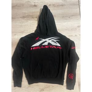 Hellstar Sport logo hoodie size small black and red
